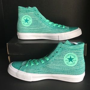 Converse CTAS Fly Knit Green Glow/Rio Men Size 8